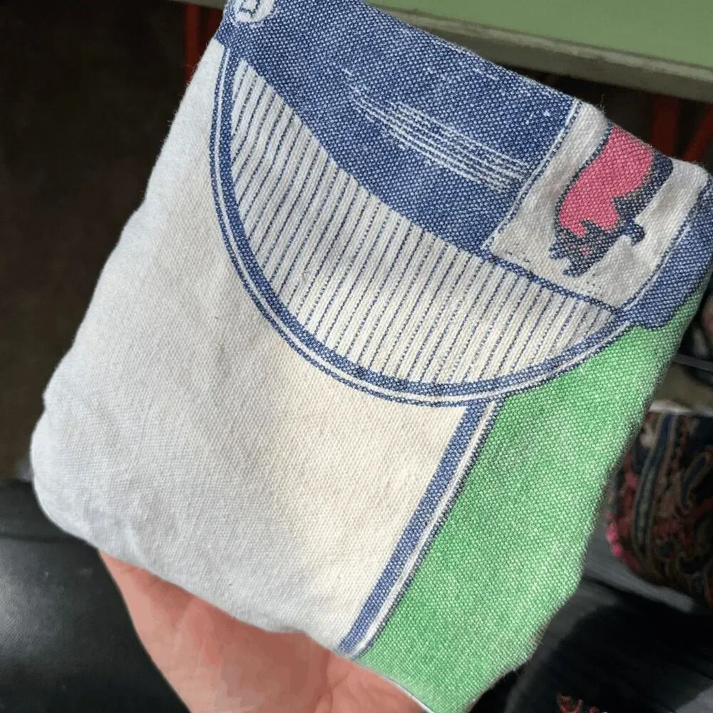 VTG 80s Official Preppy Bar Apron Workman NYC Nantucket Humor Rare